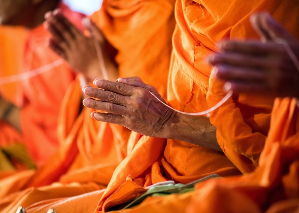 vesak-day-buddhist-monks-pray Rainforest Wild at Mandai Wildlife Reserve