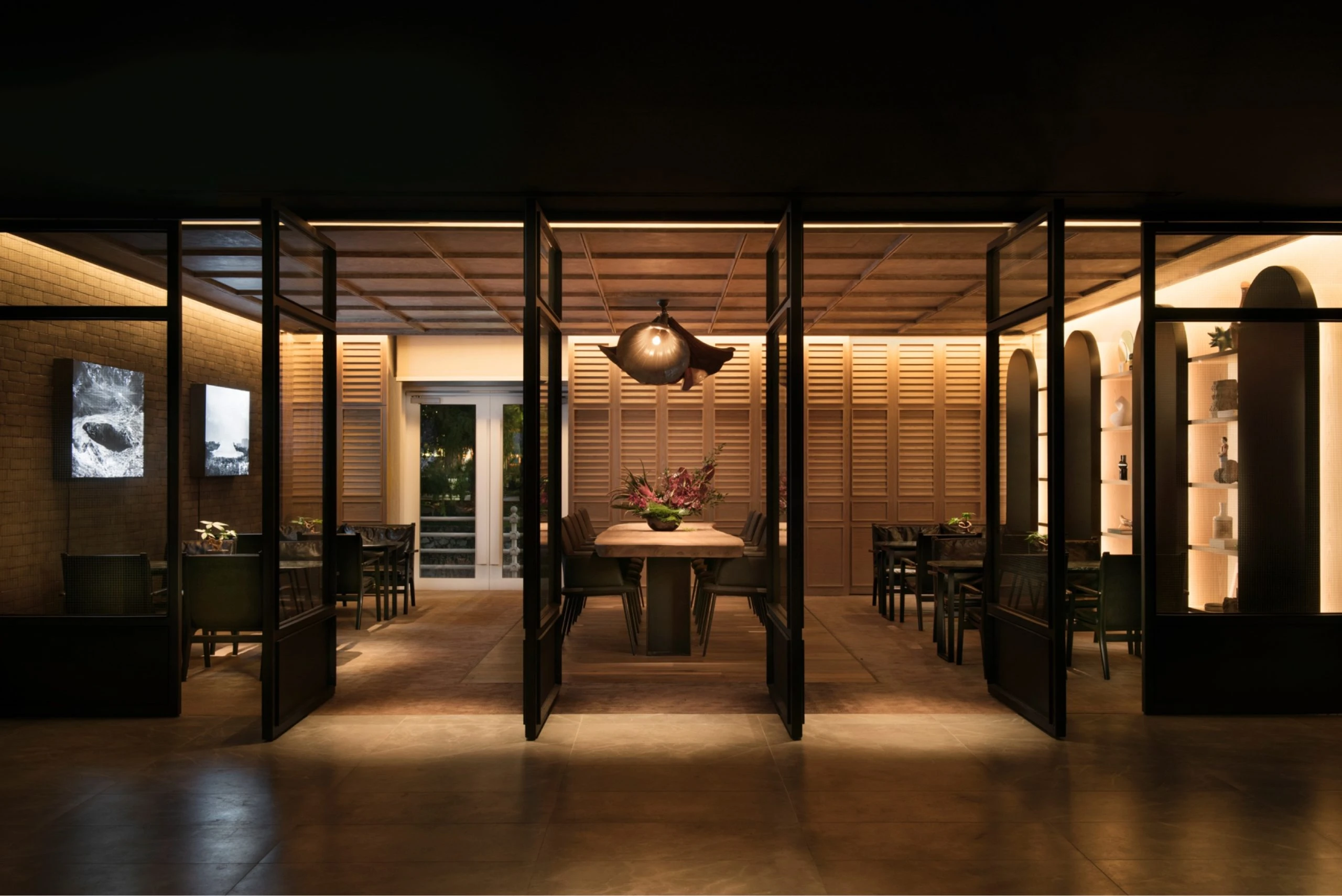 Front View of the Den/Event Space