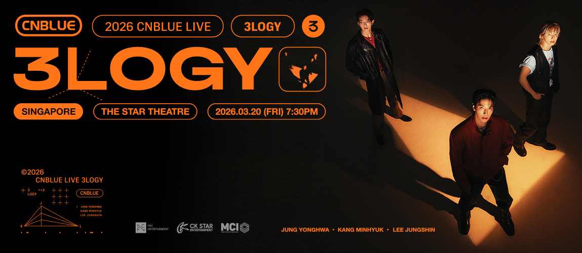 CNBLUE Live In Singapore 2026 3LOGY Tour