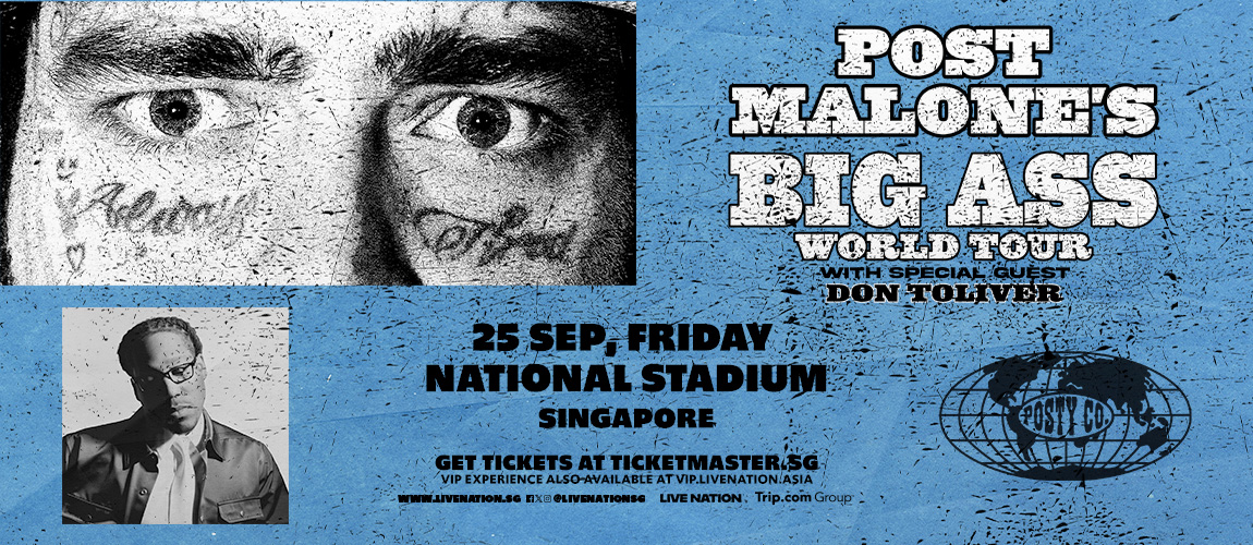 Post Malone in Singapore